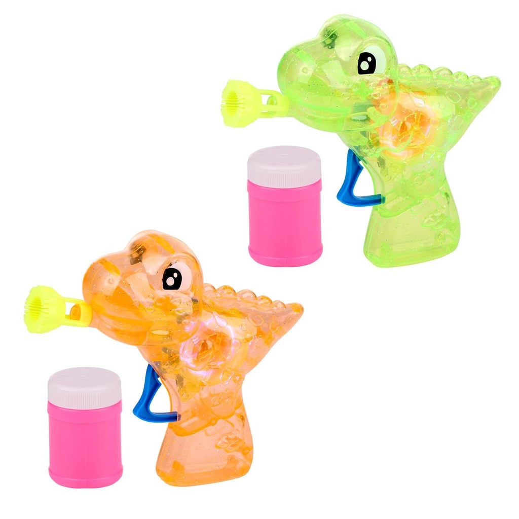 EDDY TOYS Bubble Gun Dinosaur with Light 55ml