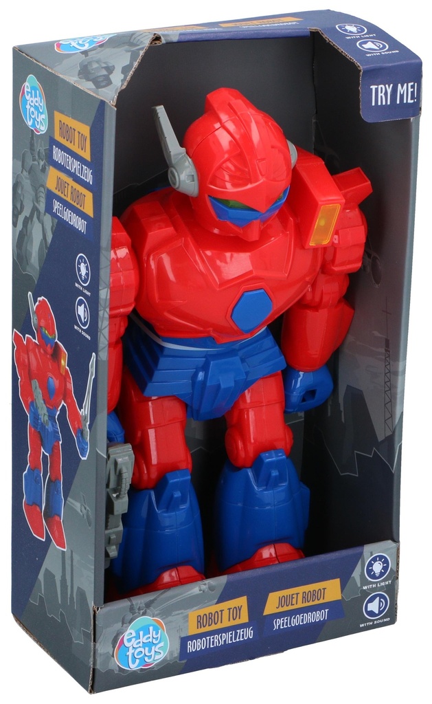 EDDY TOYS Robot Toy 32cm With Light And Sound