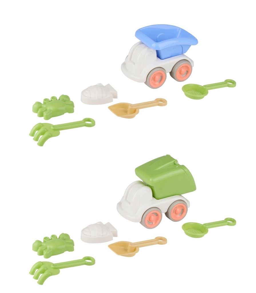 EDDY TOYS Beach Play Truck With Sand Molds