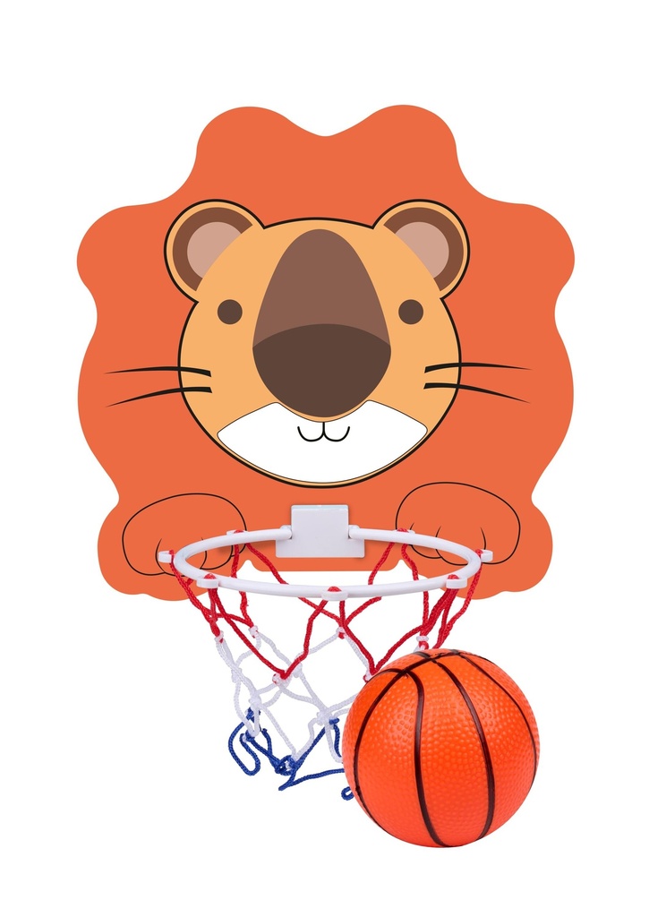 EDDY TOYS Basketball Set Lion with Hoop and Ball