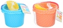 EDDY TOYS Flower Beach Bucket Ø16x13cm