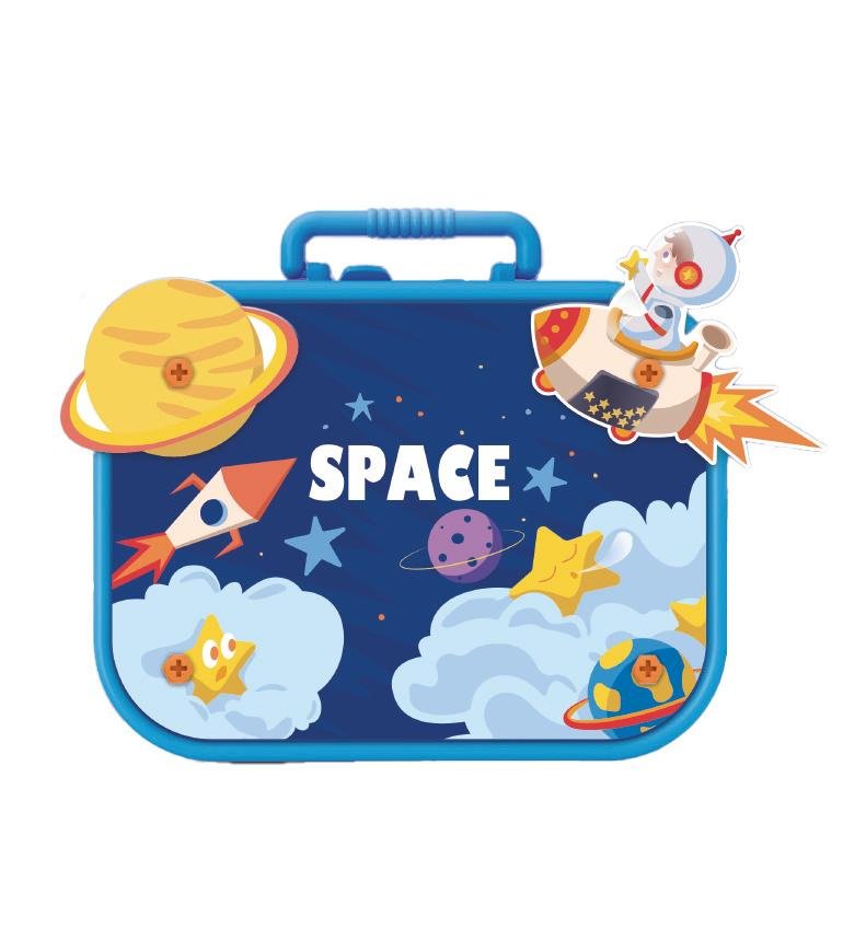 EDDY TOYS Building Box Space 228 Pieces