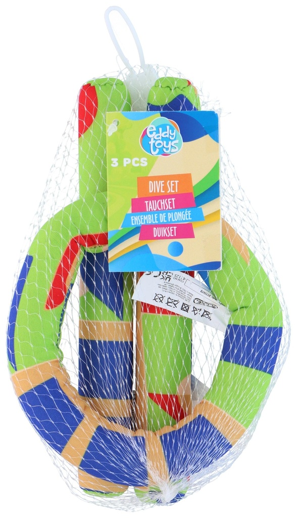 EDDY TOYS Dive Stick and Ring Water Toy Ø13cm