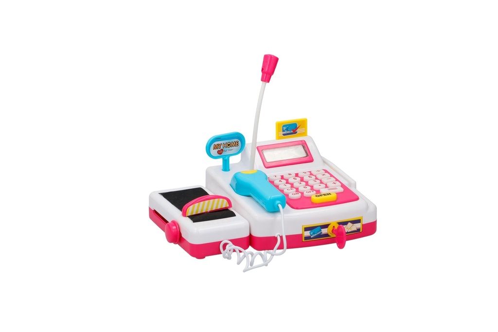 EDDY TOYS Toy Cash Register with Euro Play Money