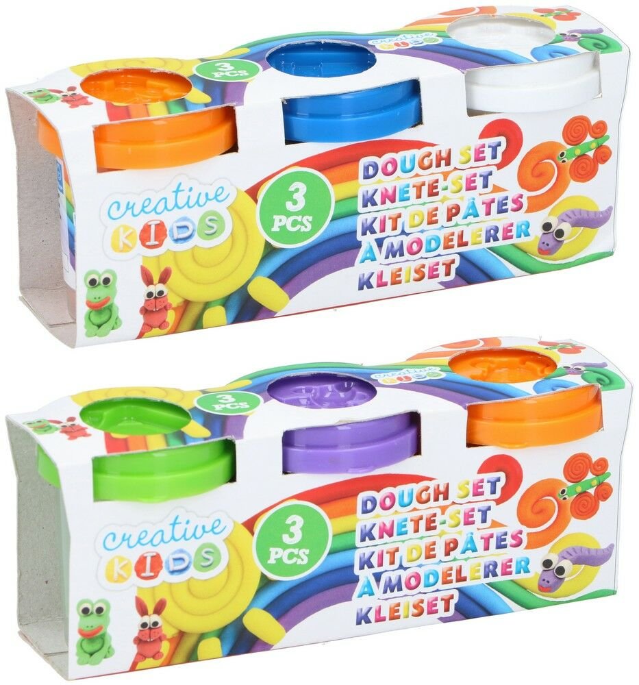 EDDY TOYS Dough playset 2as 3pcs