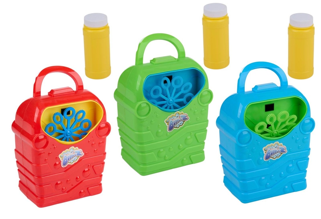 EDDY TOYS Bubble Machine with Solution B/O