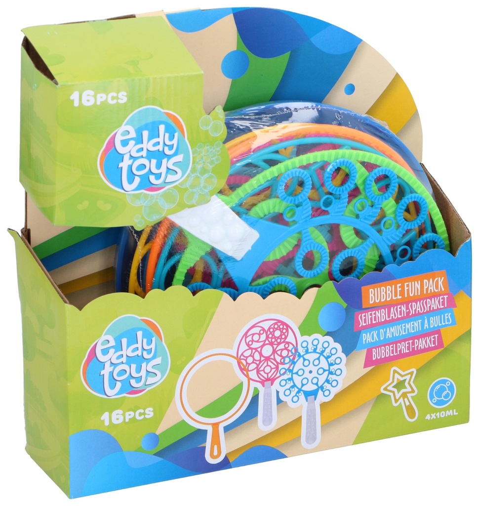 EDDY TOYS Bubble Fun Pack Bubble Solution 10ml