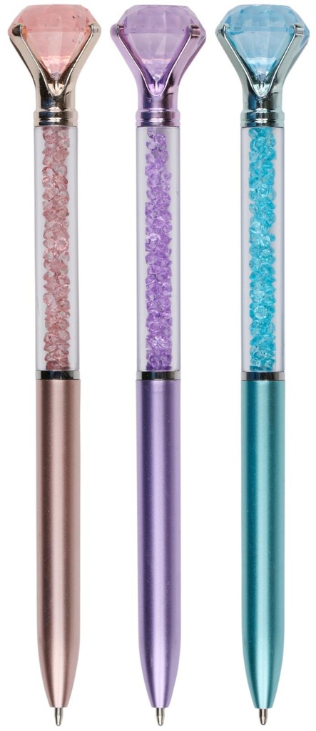 EDDY TOYS Ballpoint Pen Diamond Tip 1mm Blue