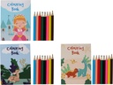 EDDY TOYS Colouring Book with Pencils