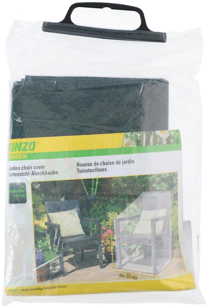 [871125216776] KINZO Garden Chair Cover 66x66x66/107cm Waterproof