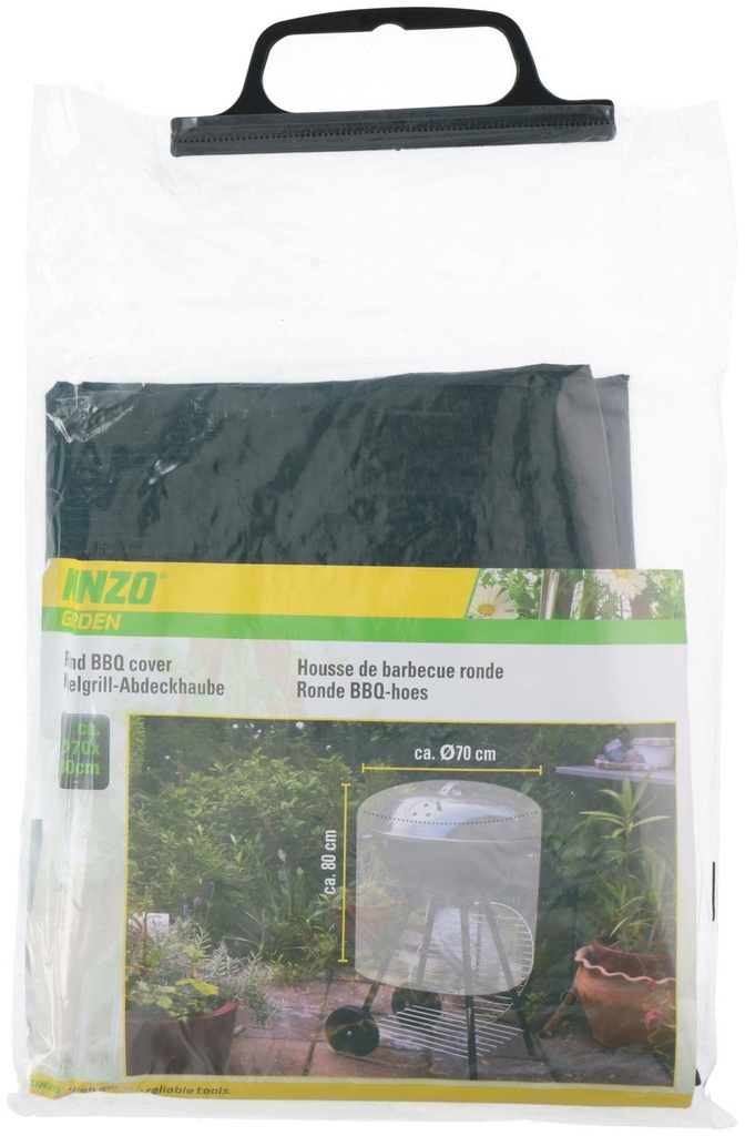 KINZO BBQ Cover Round 70x80cm Waterproof