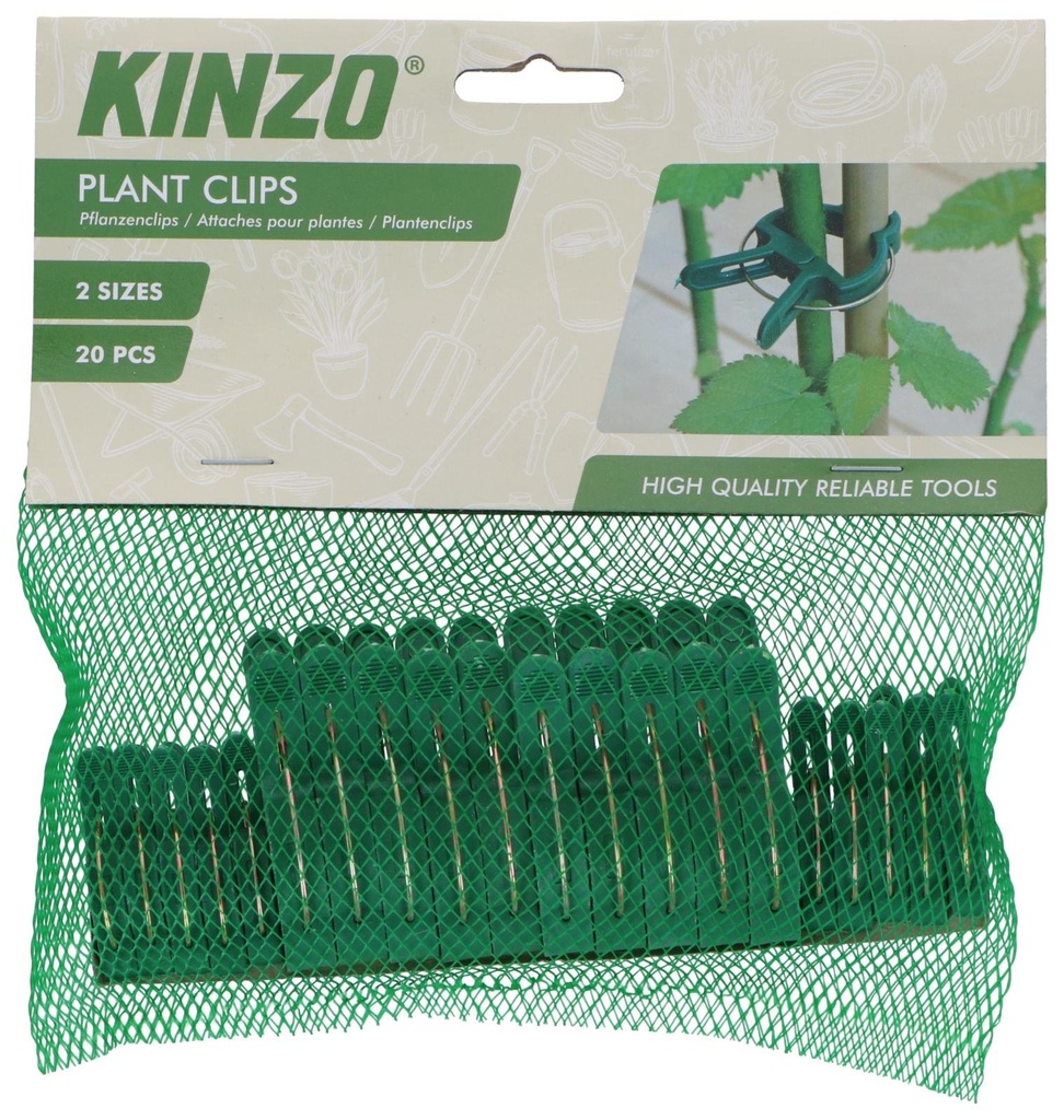 KINZO Plant Clips for Gardening 2 Sizes