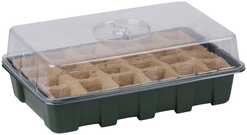 KINZO Greenhouse 2x12 Cells 30x20x10cm