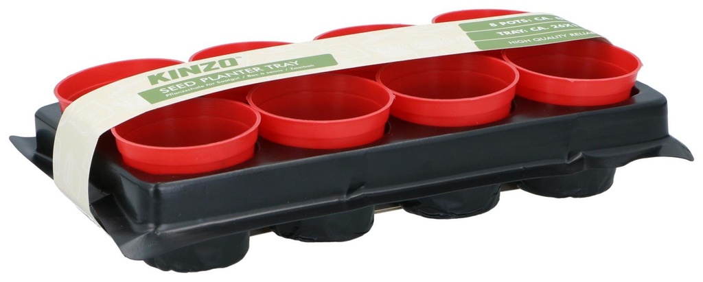 KINZO Seed Planter Tray Round Ø6cm