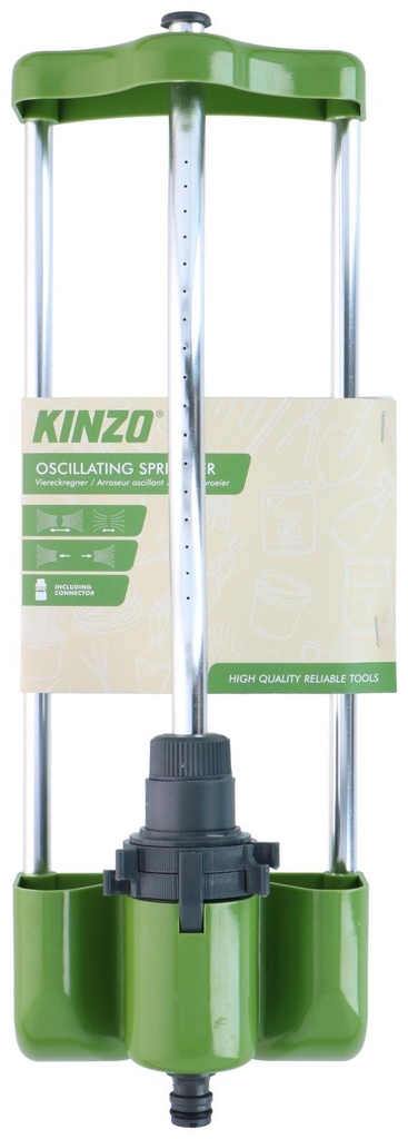 KINZO Oscillating Sprinkler 18 Holes 48x14x9cm