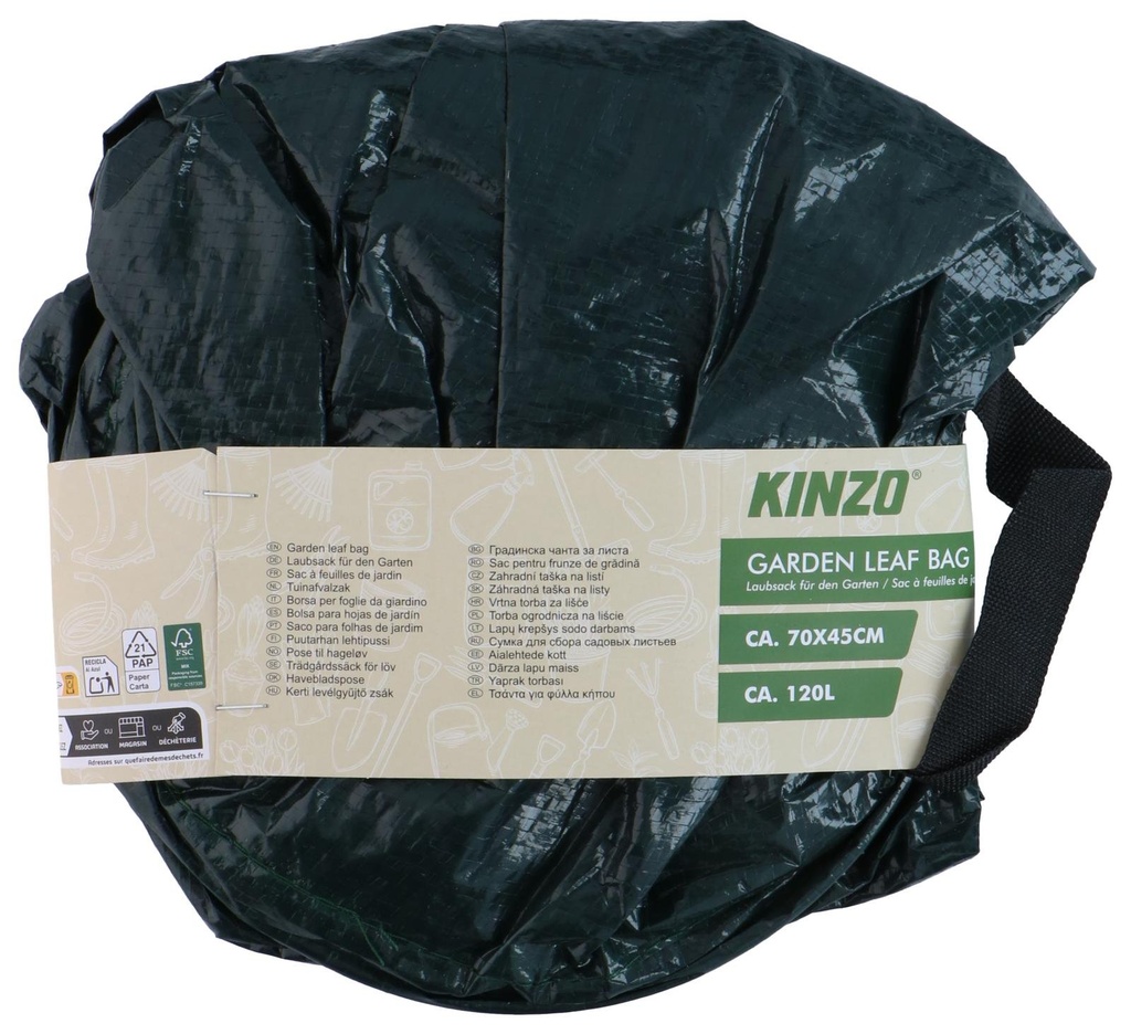 KINZO Garden Leaf Bag 120L 70x45cm