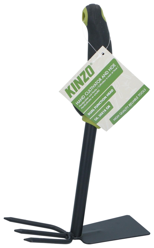 KINZO Hand Cultivator and Hoe 30cm