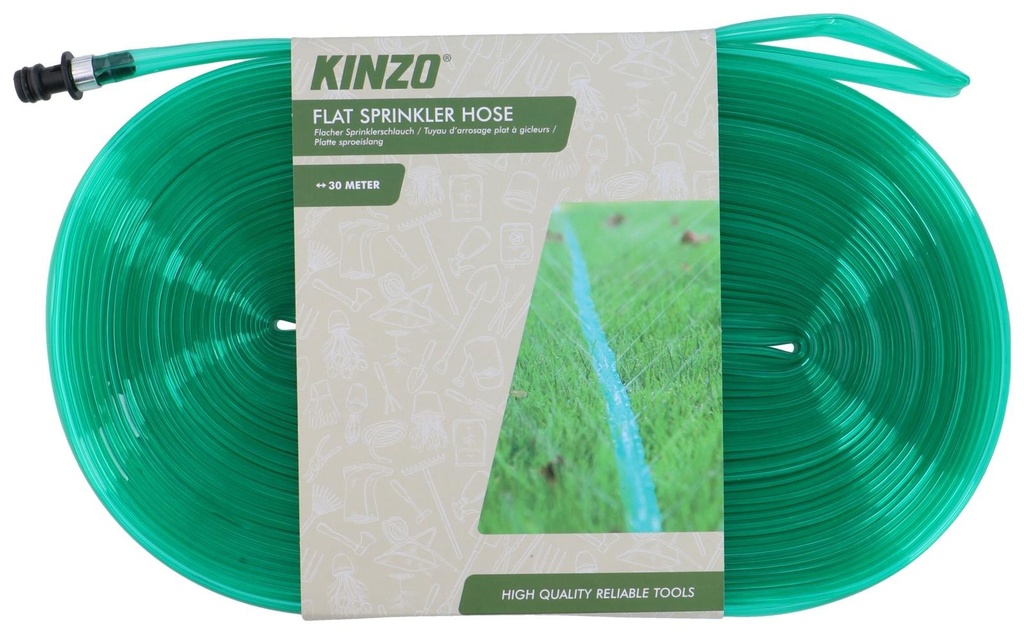 KINZO Flat Sprinkler Hose 30m