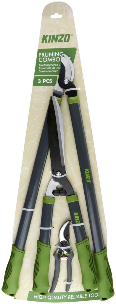 KINZO Bypass Lopper, Pruner and Hedge Shears
