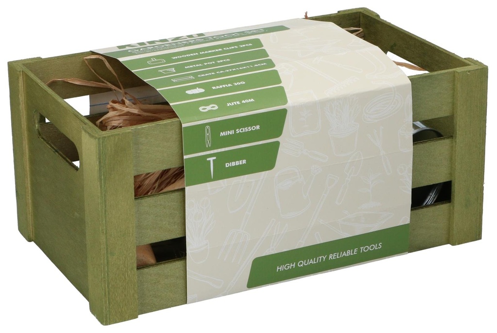 KINZO Gardener’s Tools Set 27x16x11.8cm