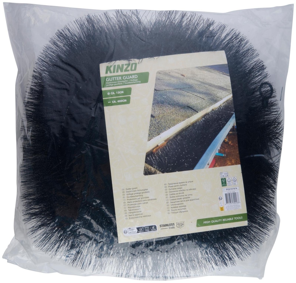 KINZO Gutter Brush 4 Meter Diameter 12cm