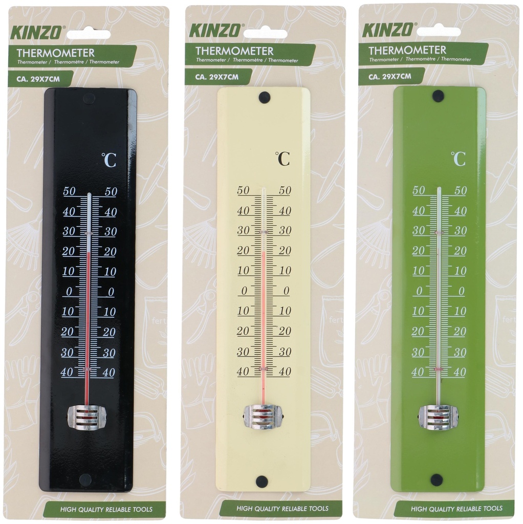KINZO Garden Thermometer 29cm Celsius