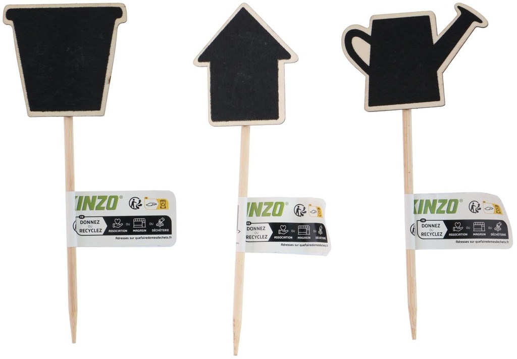 KINZO Chalkboard Plant Marker