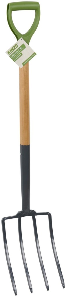 KINZO Digging Fork 4 Teeth 105cm Garden Tool