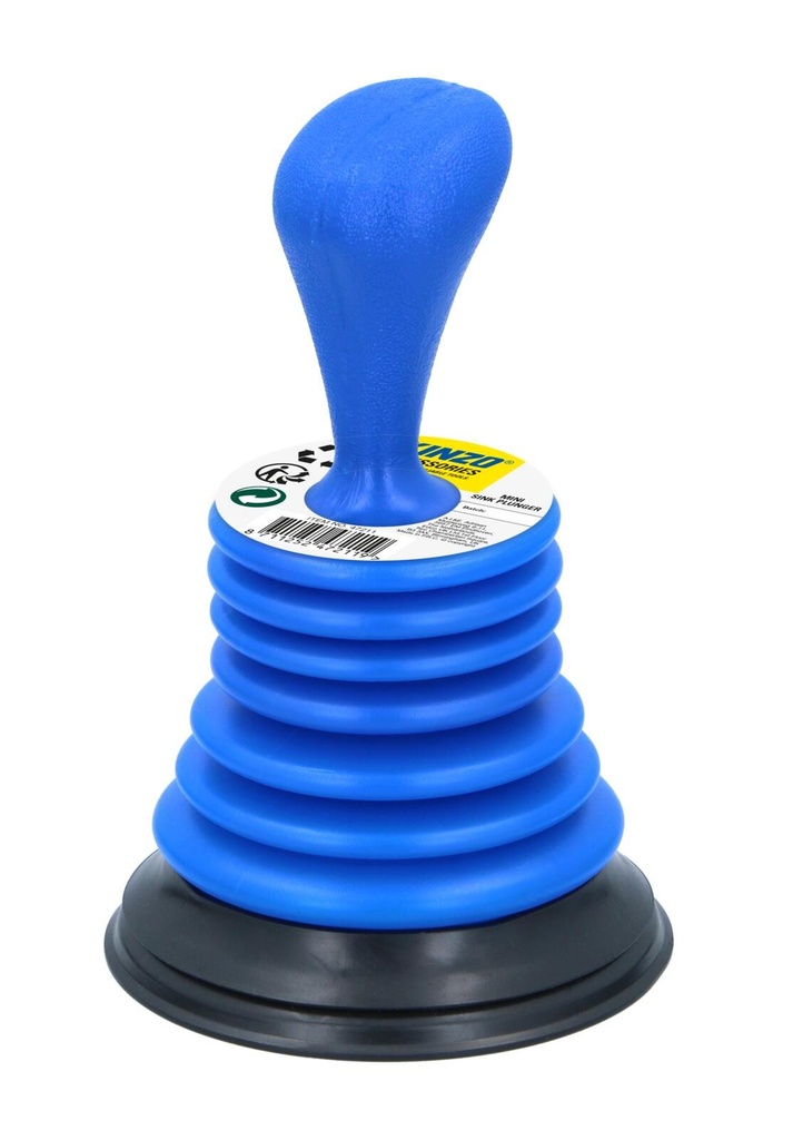 KINZO Mini Sink Plunger 18.5x11.7x11.6cm