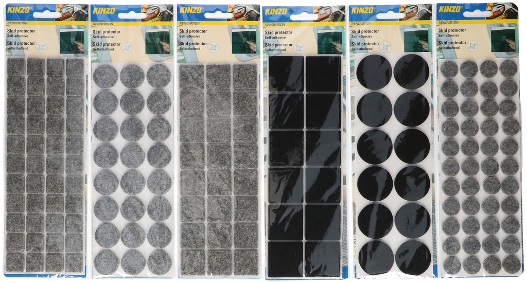 [871125215666] KINZO Furniture Protection Pads Self-Adhesive
