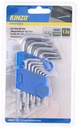 KINZO Torx Hex Key Set Short Arm