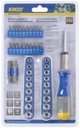 KINZO Ratchet Screwdriver with Bit and Socket Set