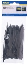 KINZO Cable Tie 2.5x100mm Black