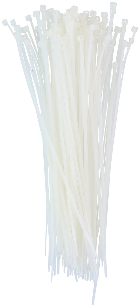 KINZO White Cable Tie 2.5x200mm