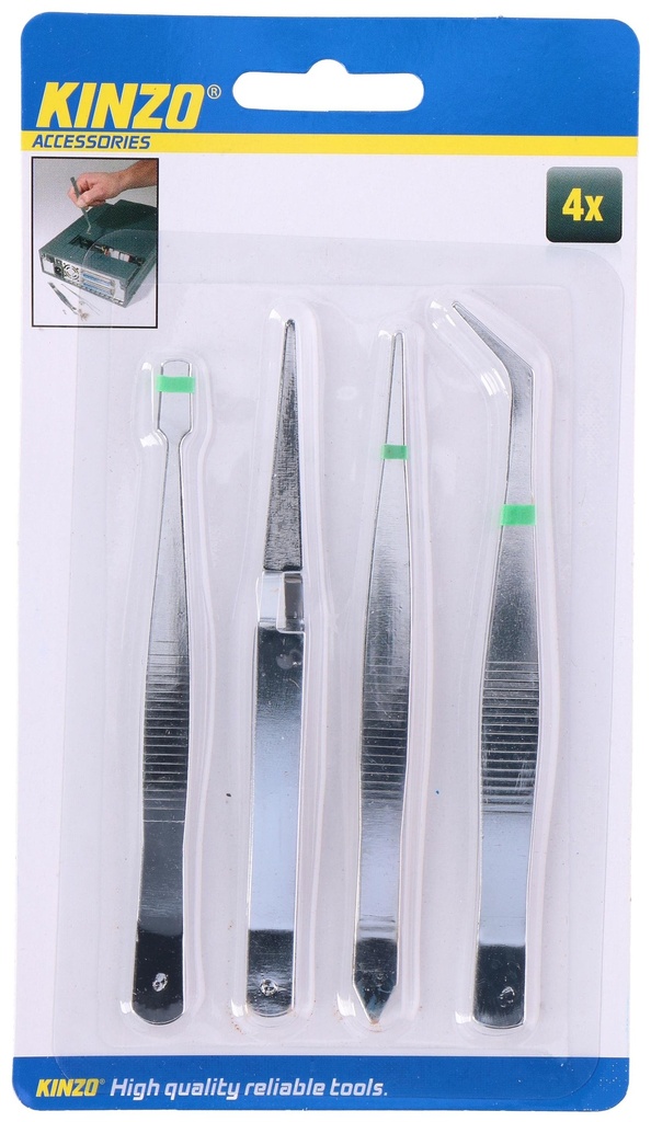 KINZO Precision Tweezers for Fine Work
