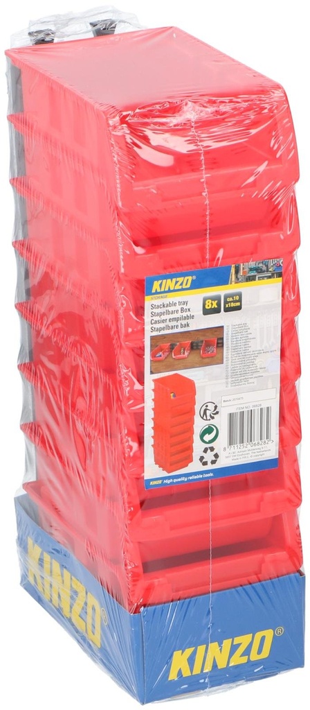 KINZO Stackable Storage Tray 16x10cm