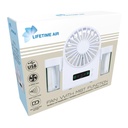 LIFETIME Table Fan With Mist And USB Rechargeable