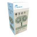 LIFETIME Table Fan USB 1200mAh Green
