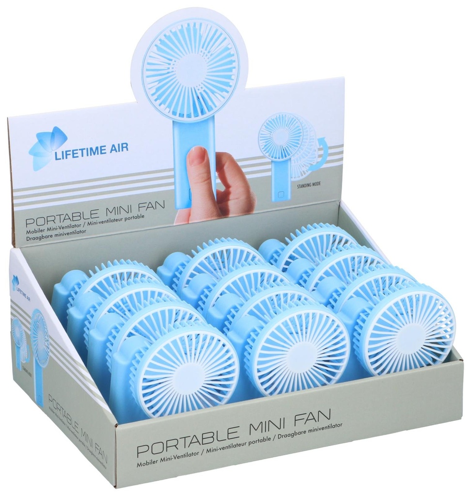 [871125250360] LIFETIME Mini Portable Fan B/O