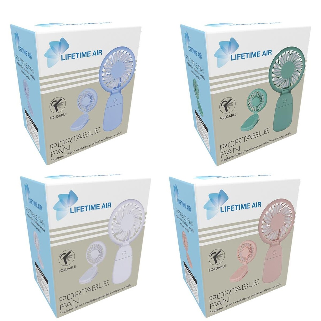 LIFETIME Portable Fan 17x10x4.5cm