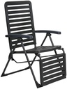 LIFETIME Garden Chair Foldable With Footrest