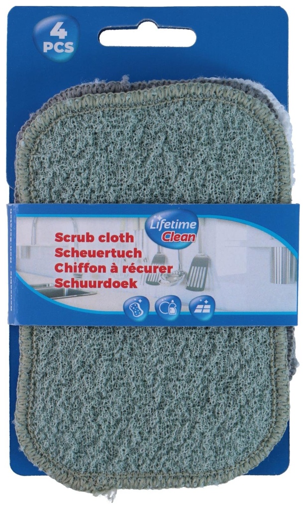 LIFETIME Scrub Cloth 13x9cm