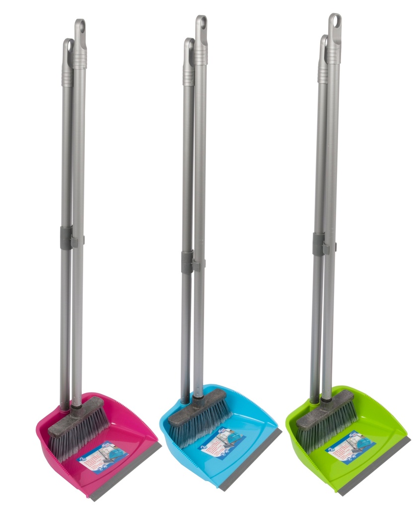 LIFETIME Dustpan and Broom with Handle