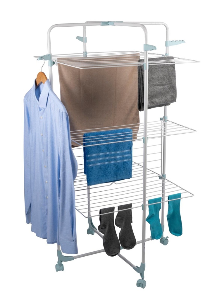 LIFETIME Drying Rack 30m 134x68x68cm White