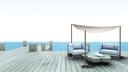LIFETIME Sun Shade 3.6x3.6x3.6m Outdoor