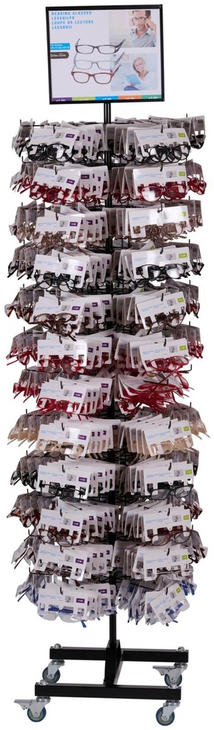 LIFETIME Reading Glasses 5 Diopter 13.5x14x4cm