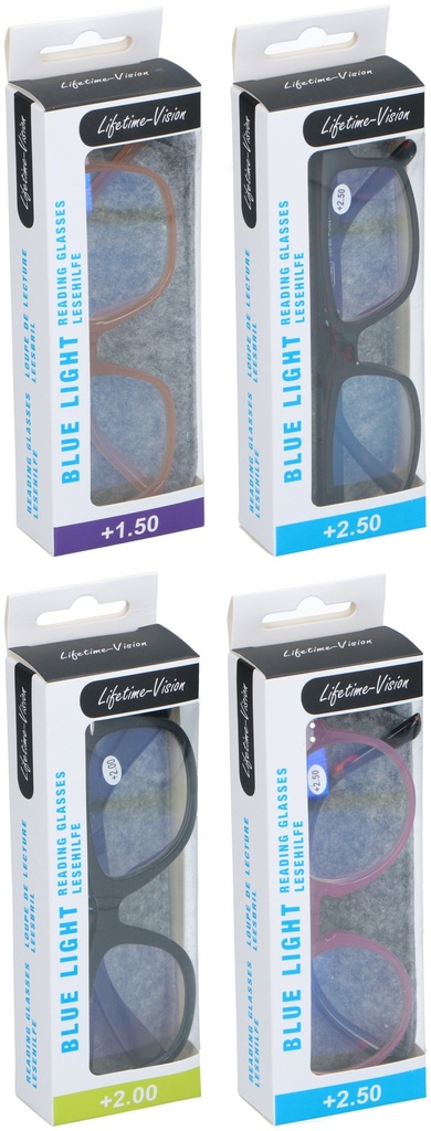 LIFETIME Reading Glasses Blue Light