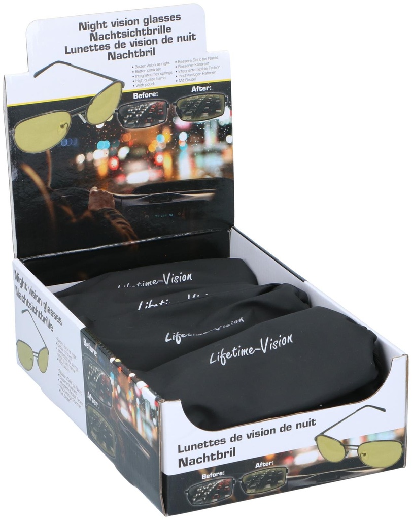 [871125295712] LIFETIME Night Vision Glasses for Driving