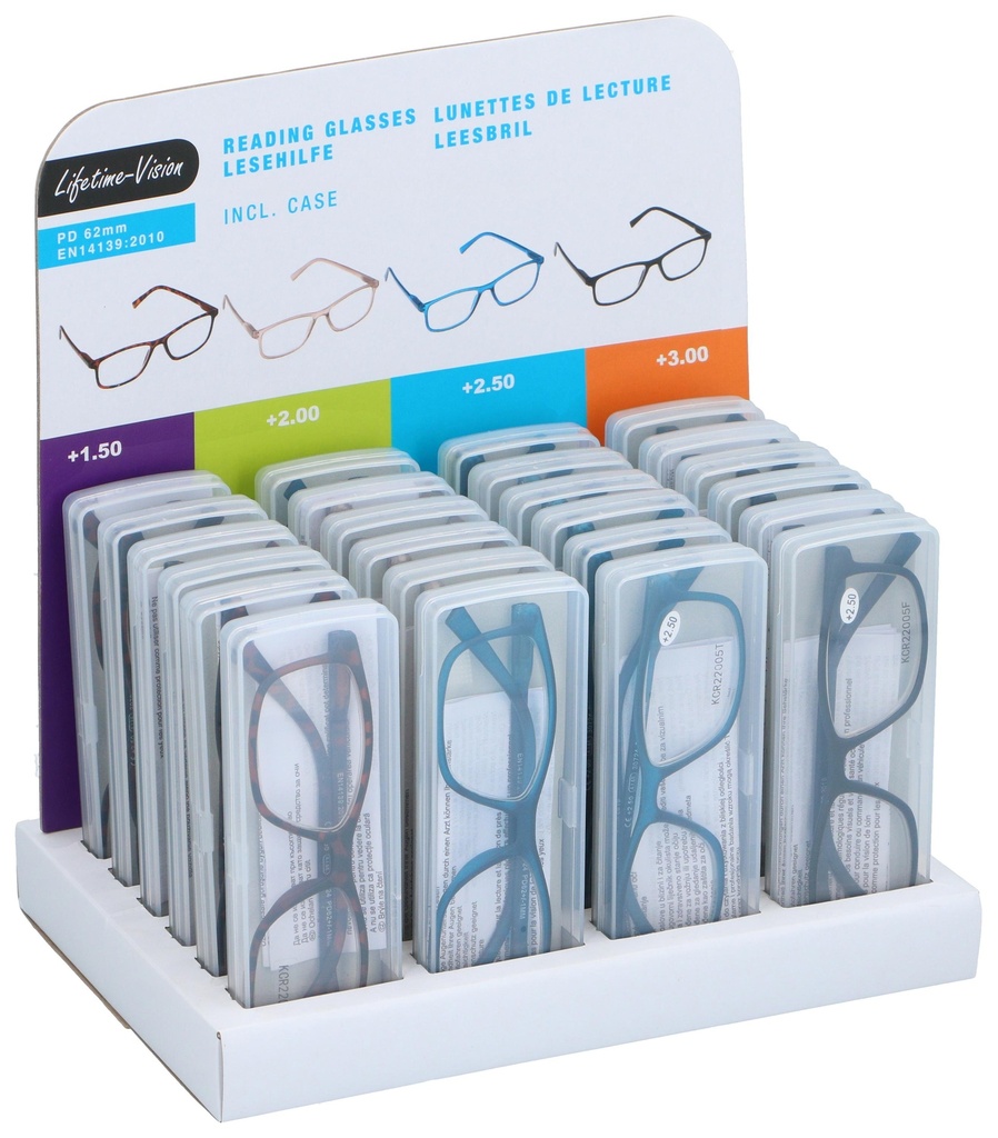 LIFETIME Reading Glasses 4 Diopter
