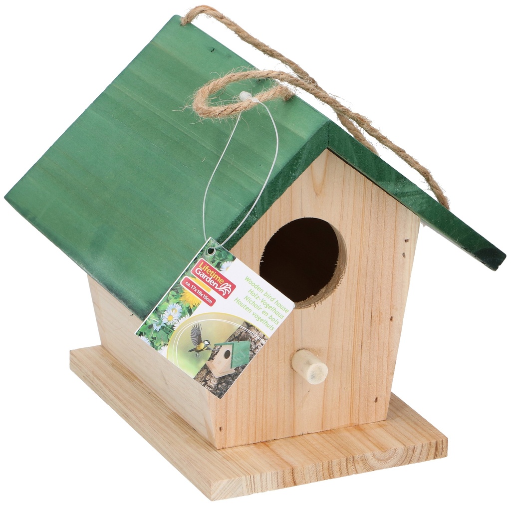 LIFETIME Bird House 17x16x15cm